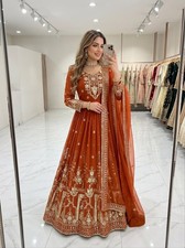 Anarkali Gown Indian Dress Salwar Kameez suit Readymade Party Wedding Bollywood