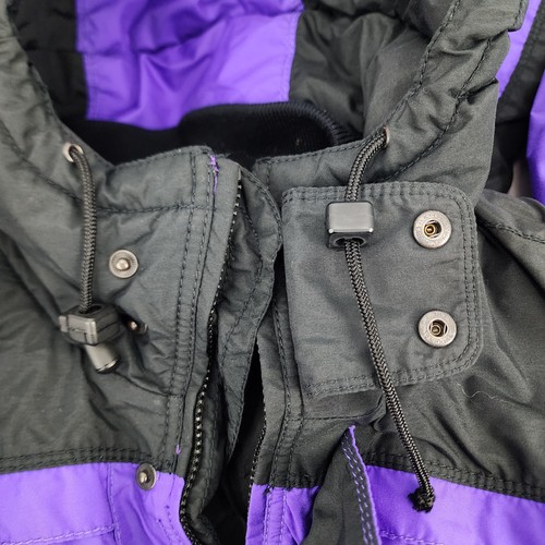 Vtg 80s 90s Edelweiss Mens Medium Ski Suit One Piece Hooded Jumpsuit Snow Suit - Picture 10 of 16