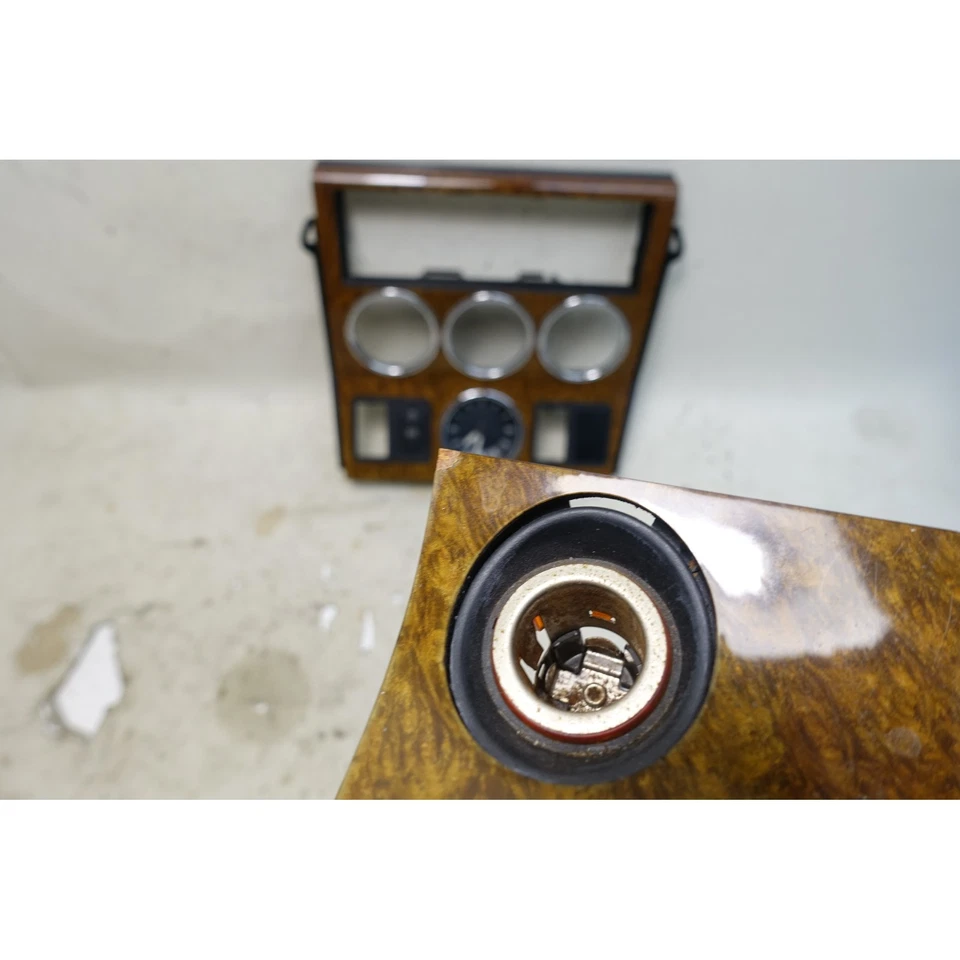 Поврежденная заводская консоль 1999-2002 BMW Z3 деревянная отделка фонарь клен хром изготовитель оборудования - Изображение 4 из 4