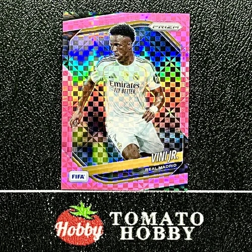 VINICIUS VINI JR. /75 PINK POWER REFRACTOR PANINI PRIZM FIFA 2025-26 REAL MADRID