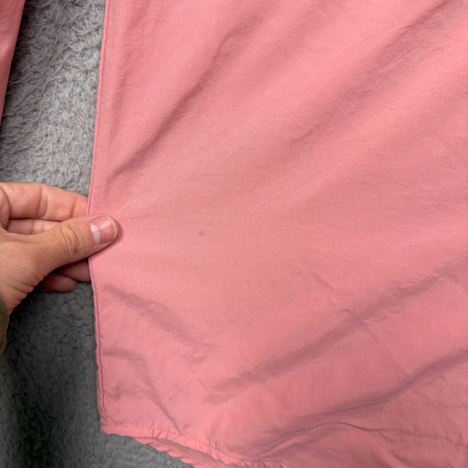 Vintage LL Bean Fly Fishing Shirt Mens Medium Pink Button Down Long Sleeve Hike - Image 3 of 4