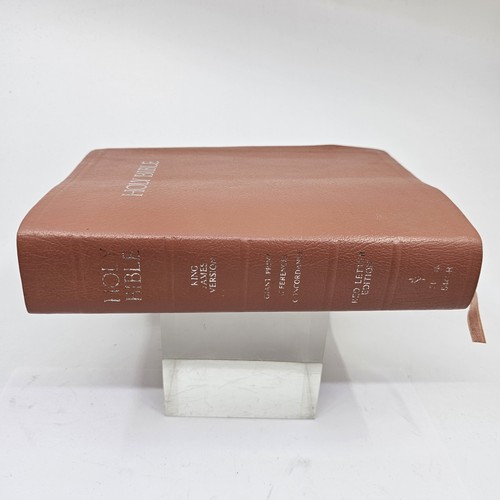 Holy Bible King James Red Letter Edition Giant Print 1976 Thomas Nelson Printing - Picture 2 of 13