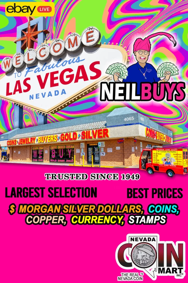 $ NEIL BUYS $ MORGAN SILVER DOLLARS, COINS, COPPER, CURRENCY, STAMPS #nL