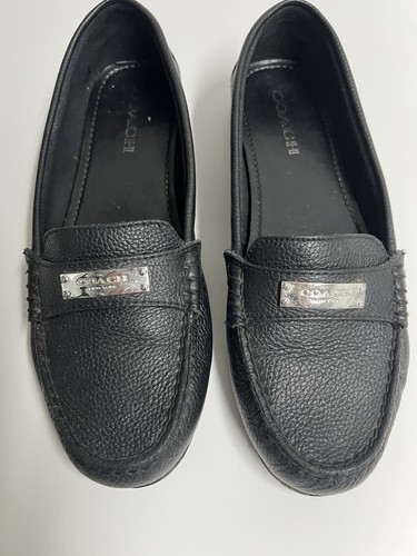 MOCASSINI PIATTI COACH FREDRICA donna suola gomma colore nero taglia 9,5 - Foto 9 di 9