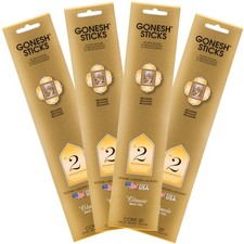 Gonesh Classic #2 Incense - 4 Pack Gold