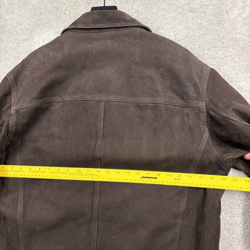 L.L. Bean Lederjacke Herren Größe L Tall Braun Thinsulate VINTAGE 90s Y2K - Bild 9 von 10