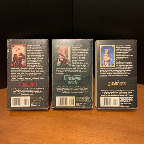 Vintage DragonLance Lot: Complete First Edition Elven Nations Trilogy, D&D PB - Picture 4 of 9
