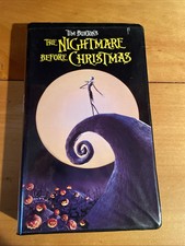 The Nightmare Before Christmas 1993 Touchstone VHS Used