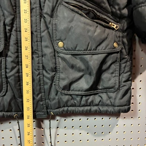 VTG Current Seen Quilted Puffer Winter Coat Men's Size Large image 5