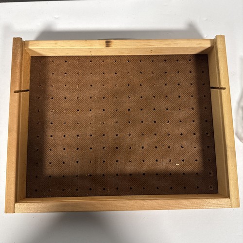 Vintage Pressman Toy Easel Peg Chest Chalk Board Carry Case No. 1192 - Picture 13 of 18