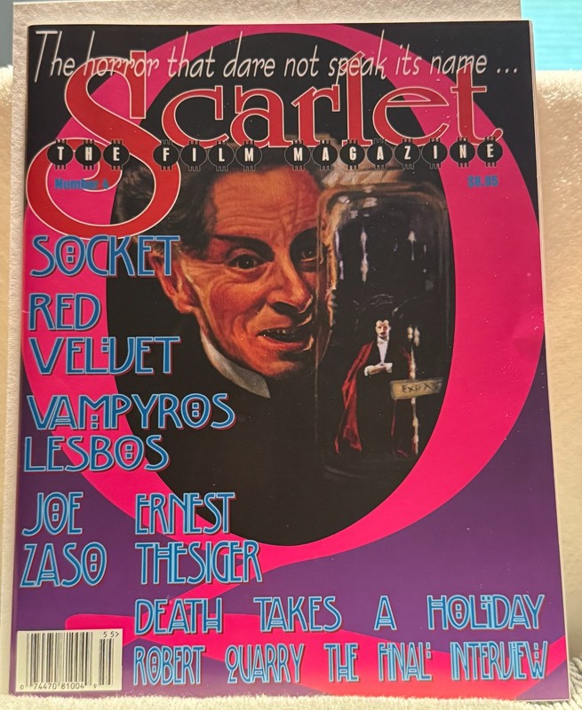 Scarlet The Film Magazine #4 NM HIGH GRADE original Fall 2009  - Famous Monsters