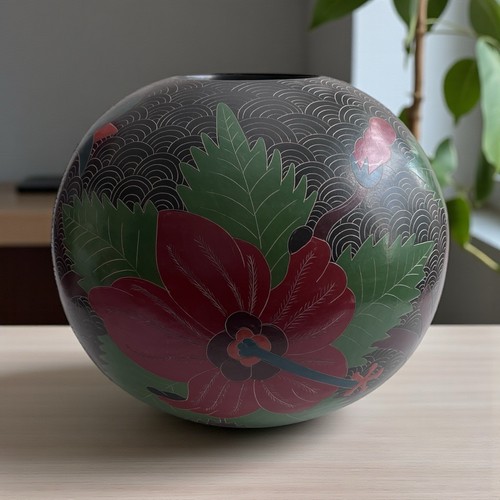 Large Jean Durand-like Hand Thrown Vintage Ceramic Vessel - Picture 2 of 9