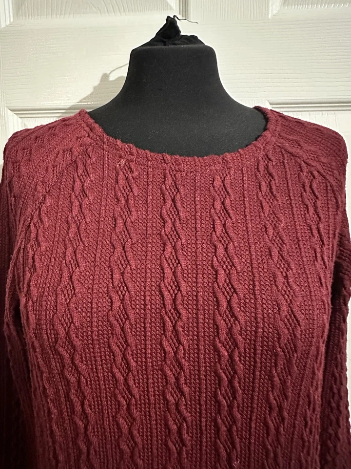 Joe Brown cable knit checked hem tunic dress Size 10 - Image 2 of 4