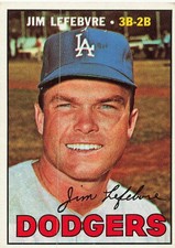 JIM LEFEBVRE 1967 TOPPS BASEBALL #260