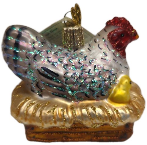 Merck Family's Old World Weihnachtsglasschmuck "Henne auf Nest" Vintage 2005 - Bild 3 von 11