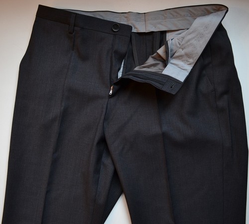 NWT Hugo Boss Black Label Super 100 Wool Trim Fit Check Luxurious Business Suit - Picture 11 of 11