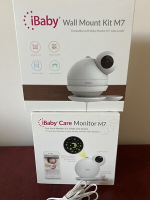 iBaby Care M7 Smart WiFi Baby Monitor + iBaby Wall Mount Kit