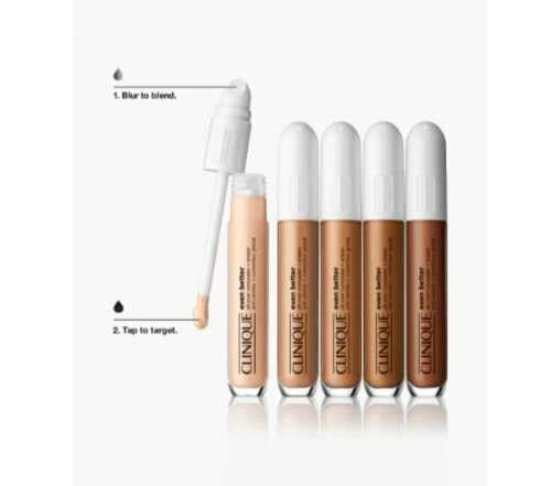 Clinique Even Better All-Over Concealer + Eraser (You Pick) 0.2 oz / 6 ml-NIB - Image 2 of 2