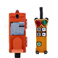 Industrial Wireless Radio Remote Control Hoist Crane Transmitter+Receiver 2 Step
