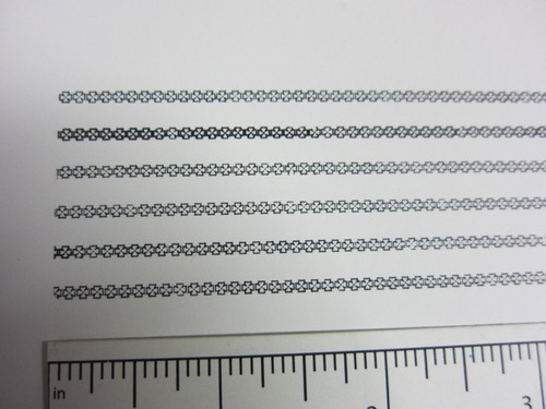 Letterpress Lead Border Material on 6 point Slug Type High - Six 48 Picas Long - Picture 3 of 3
