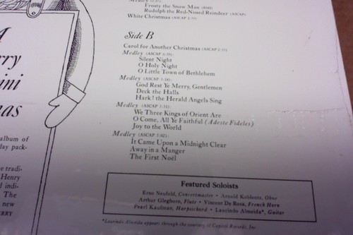 SEALED 1966 LP Henry Mancini A Very Mancini Christmas holiday album 1975 press - Imagen 4 de 5