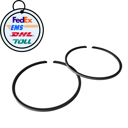 Anillo de pistón fueraborda 12140-93121-050 para Suzuki +050 DT 15HP 2 tiempos x 2 piezas - Imagen 2 de 8