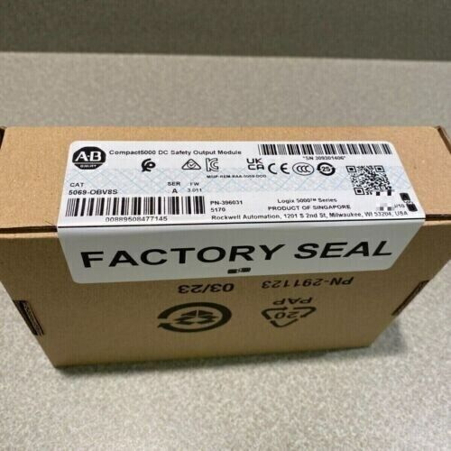 New Factory Sealed AB 5069-OBV8S Compact I/O 8-Ch Safety Output Module 5069OBV8S - Picture 2 of 3