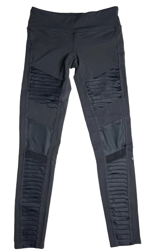 alo-yoga high waisted moto athletic stretch leggings