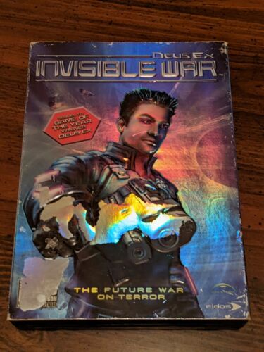 Deus Ex: Invisible War (PC, 2003) CIB! Pics! - Picture 2 of 7
