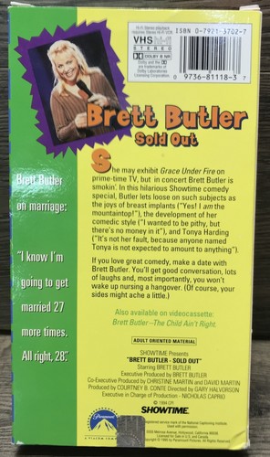 SHOWTIME COMEDY SUPERSTARS -6 VHS LOT TIM ALLEN, BRETT BUTLER, BOOSLER, REISER - Foto 13 di 20