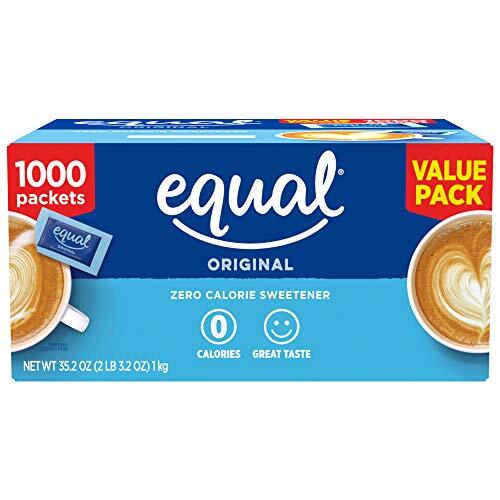 EQUAL 0 Calorie Sweetener, Aspartame and Acesulfame-K Sweetener Packets, Zero 