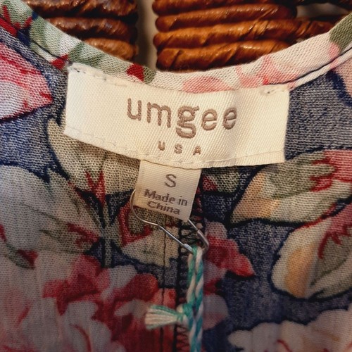 Umgee Kleid Damen klein blau Spitze Mini Babydoll Cottagecore Fairycore NEU - Bild 5 von 7