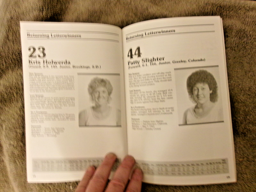 1983-84 COLORADO WOMEN'S BASKETBALL MEDIA GUIDE Yearbook CEAL BARRY 1984 Program - Picture 12 of 22
