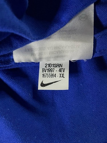 Nike CBF Brazil Soccer Team Royal Blue Short Sleeve T-Shirt Mens Size XXL New - Picture 7 of 9