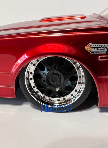 Jada Big Time Muscle 1/24 1987  Buick Grand National (Candy Red) - Picture 7 of 8