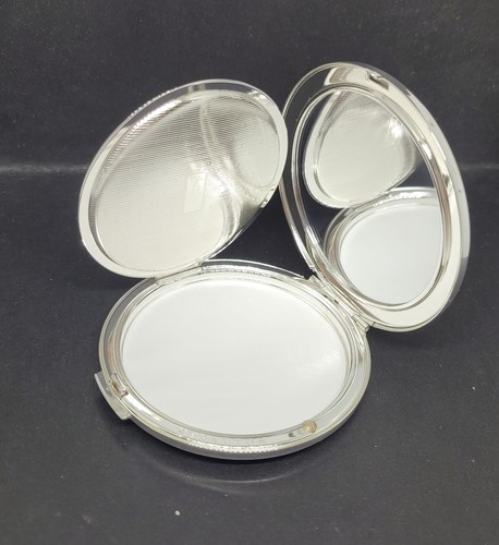 New Unused STRATTON Powder Compact & Double Handbag Mirror Gold Silver - Picture 24 of 71