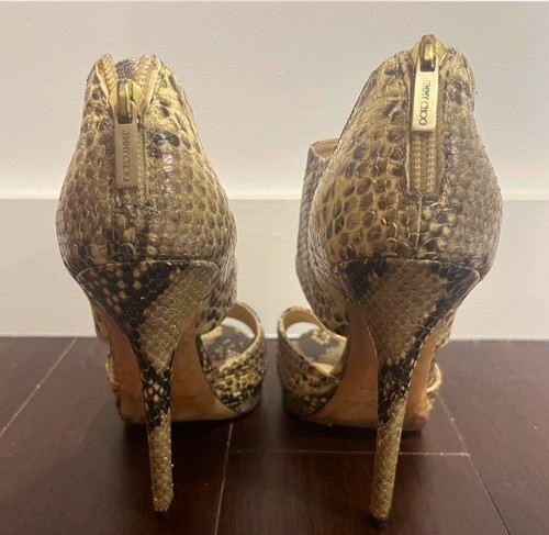 Jimmy Choo Animal Print Sandals Size 5 - Picture 4 of 5