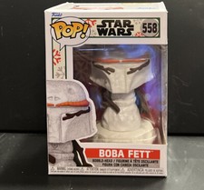 Funko POP! Figura Vinilo Star Wars Boba Fett Holiday Snowman 3.75