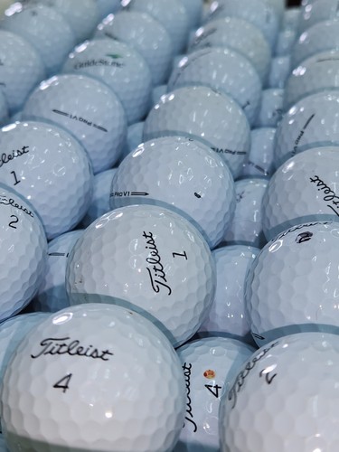 12 Near Mint AAAA Titleist Pro V1 2023 Used Golf Balls w/ Mesh Bag - Picture 5 of 5