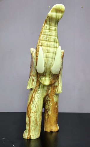 Green Onyx Elephant  Xtra Large  12” - Foto 4 di 9