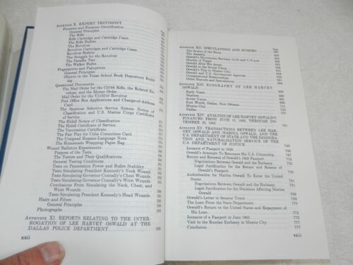 John F Kennedy assassination "THE WARREN COMMISSION REPORT" Modern reprint - Picture 12 of 12