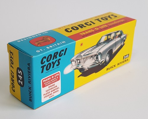 Corgi Model Club No. 245, Buick Riviera with Certificate - Superb Mint Condition - Picture 10 of 14