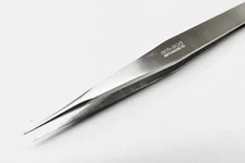 6-1/2" AA Tweezers Stainless Steel Anti-Magnetic & Anti-Acid Fine Tip Soldering