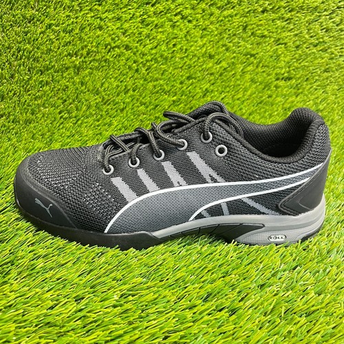 Puma Celerity Knit SD Womens Size 8.5 Black Gray Steel Toe Safety Work Shoes - Picture 3 of 10