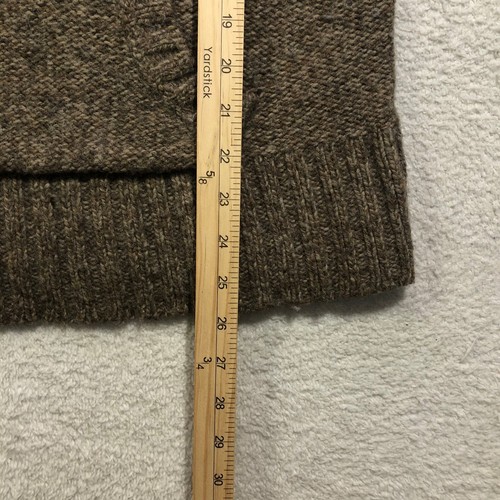 Gander Mountain Hoodie Womens Medium Brown Purple Wool Nylon 1/4 Zip - Picture 6 of 10