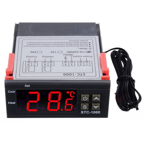 STC-1000 110V-220V Digital Temperature Controller Sensor Thermostat Instrument G - Picture 4 of 12