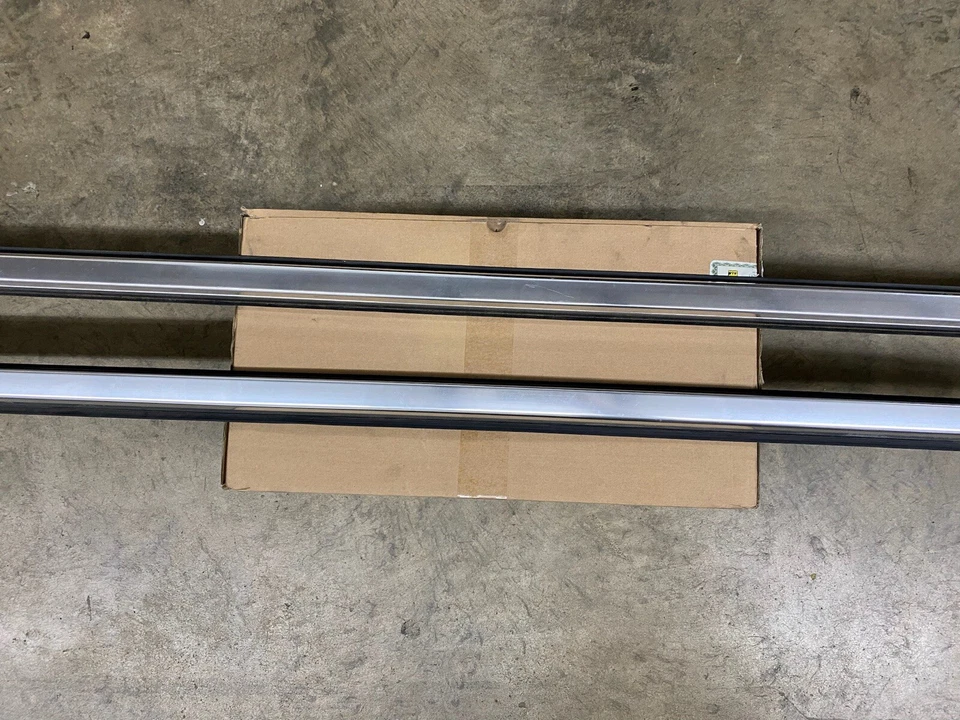 Lincoln Aviator 2020-2023 portaequipajes portaequipajes portaequipajes par de molduras (2) OEM Foto 3 de 4