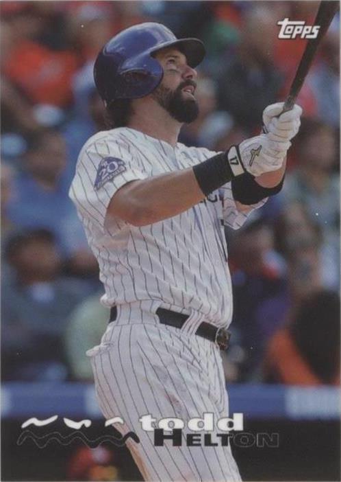 2019 Topps Throwback Thursday #TBT - Todd Helton #72 - 1 of 1