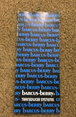 #MISC3746 VINTAGE MUSICAL EQUIPMENT BROCHURE - 1980 BARCUS BERRY w/price list
