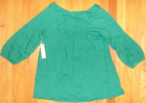 Top donna VELLUTO verde navy o Kelly nuovo con etichetta taglia small o medium - Foto 9 di 10